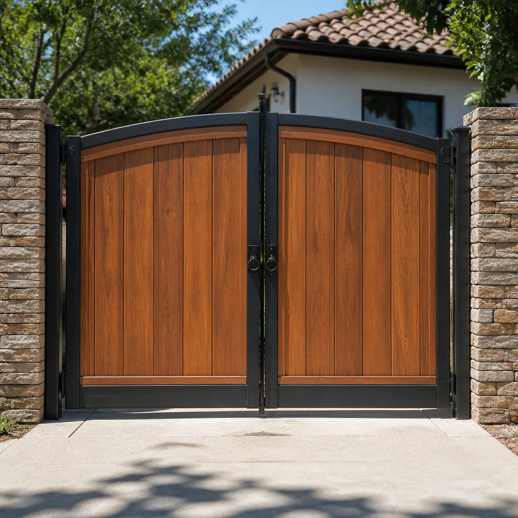 Wood & steel frame